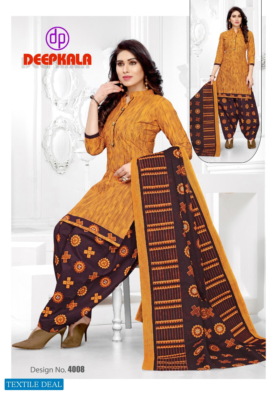 Deepkala Royal patiyala Vol-4 Wholesale printed Dress Material