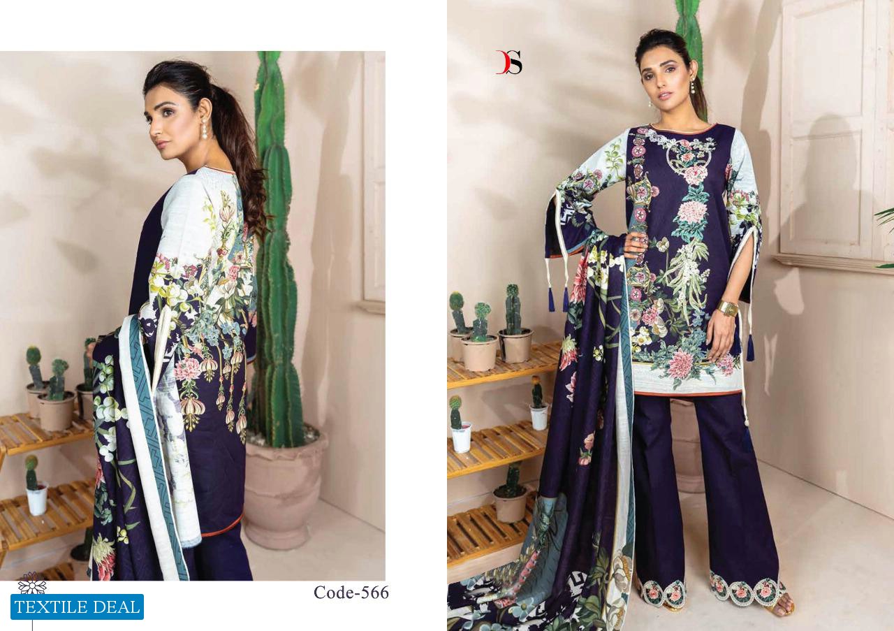 Deepsy Firdous Vol-7 Wholesale Shopping Pure Cotton Pakistani Concept Dress