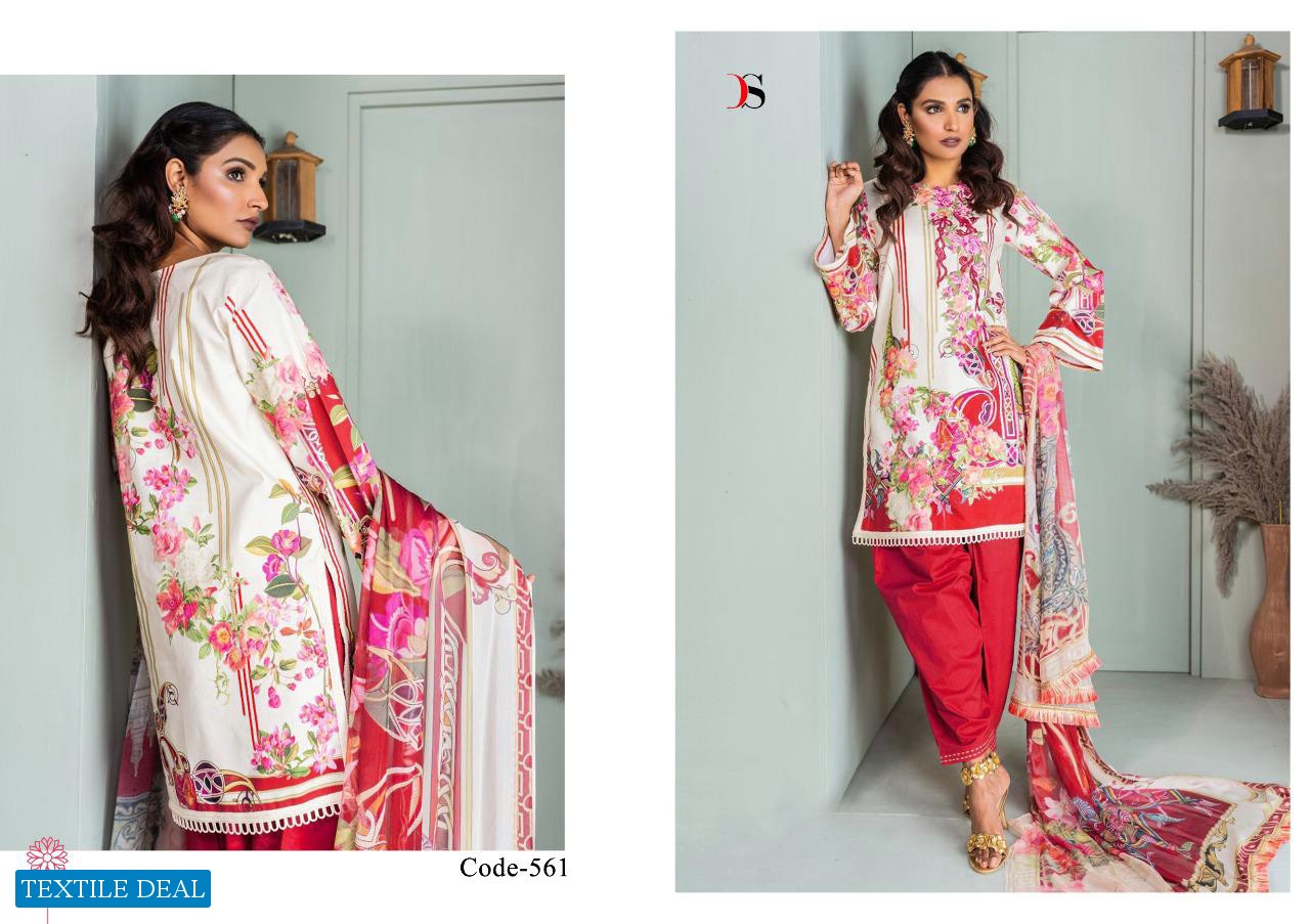 Deepsy Firdous Vol-7 Wholesale Shopping Pure Cotton Pakistani Concept Dress