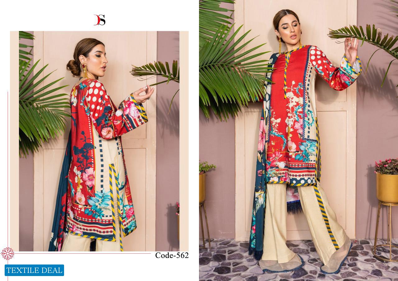 Deepsy Firdous Vol-7 Wholesale Shopping Pure Cotton Pakistani Concept Dress