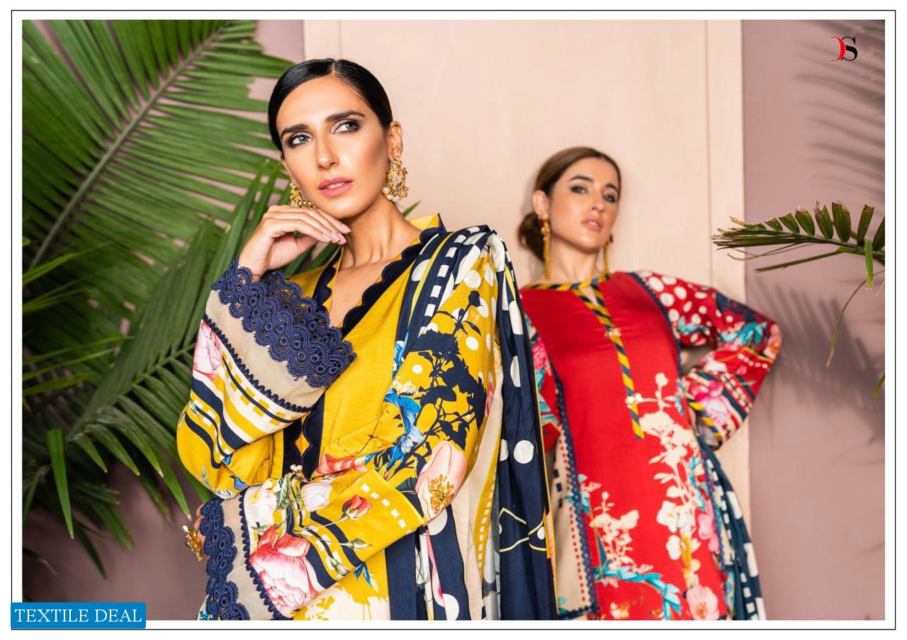 Deepsy Firdous Vol-7 Wholesale Shopping Pure Cotton Pakistani Concept Dress