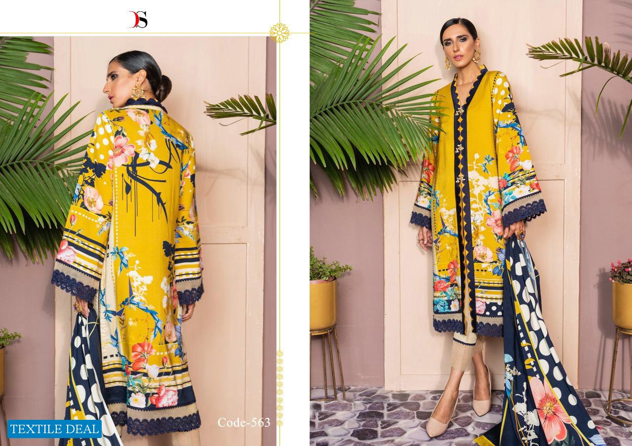 Deepsy Firdous Vol-7 Wholesale Shopping Pure Cotton Pakistani Concept Dress