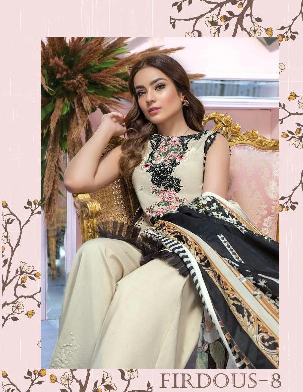Deepsy Firdous Vol-8 Wholesale Shopping Pure Cotton Pakistani Concept Dress