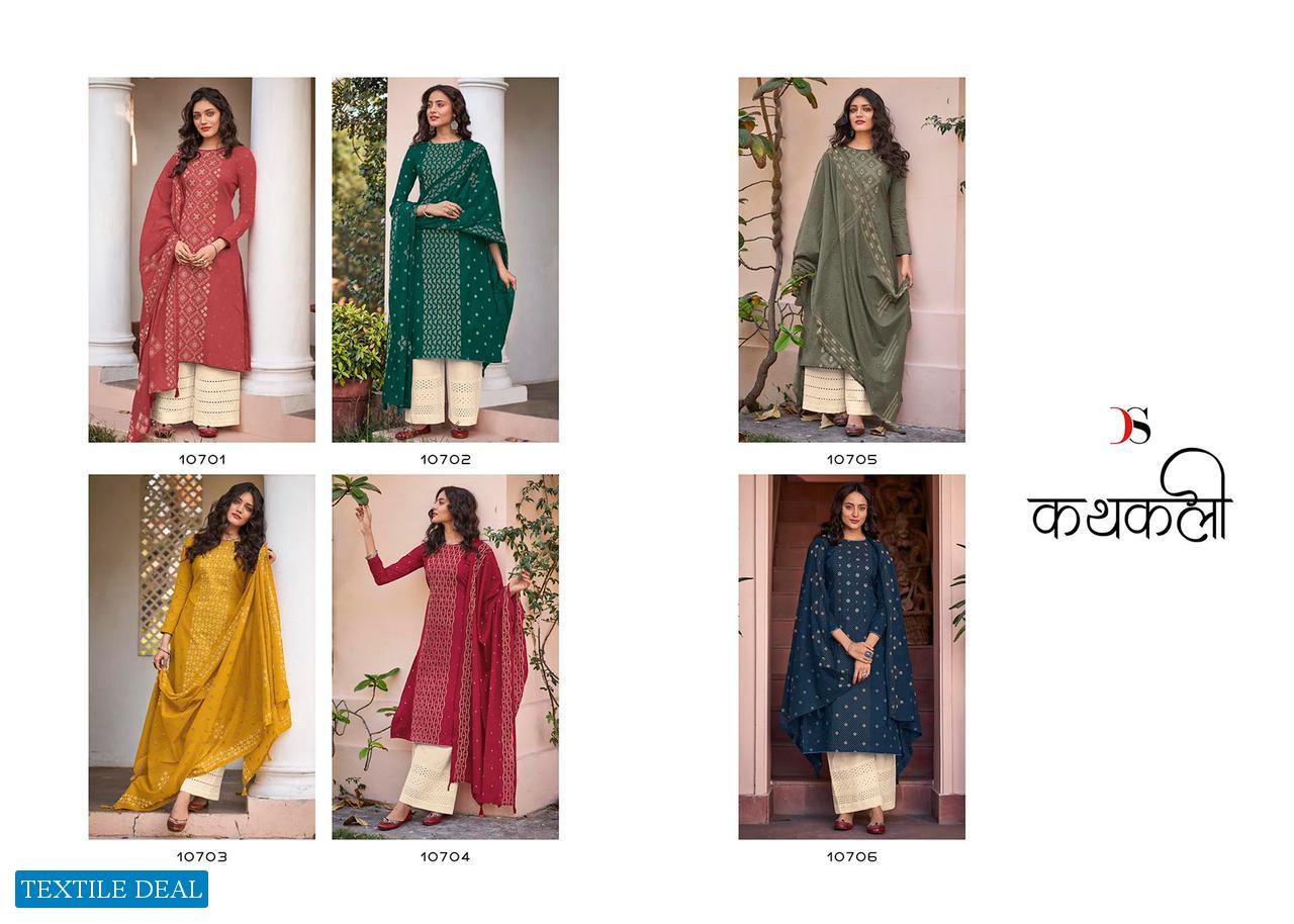 Deepsy Kathkali Wholesale Pure Cotton Casual Dress