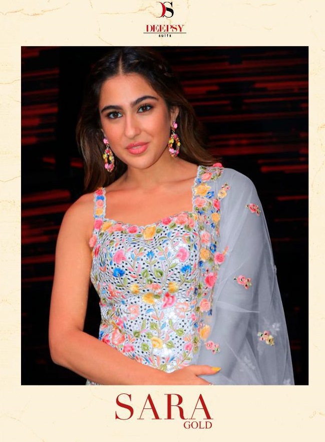 Deepsy Sara Gold Wholesale Pakistani Style Dress