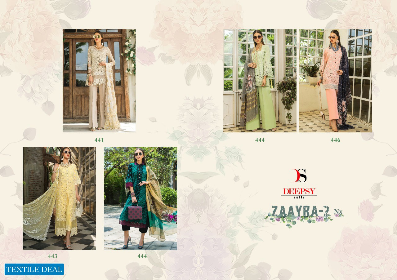 Deepsy Zaayra Vol-2 Nx Wholesale Pakistani Concept Dress Material