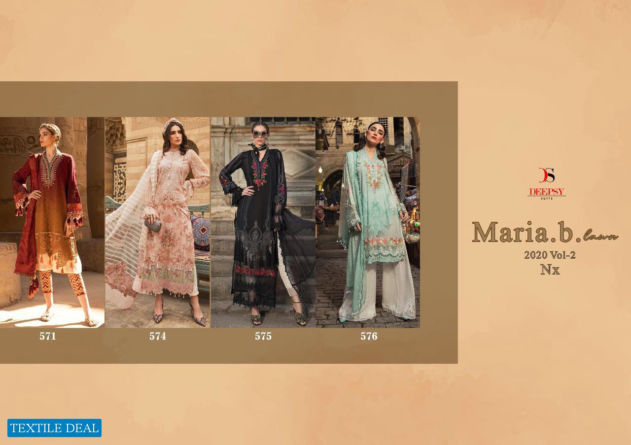 Deepsy maria B Lawn 2020 Vol-2 Nx Wholesale Pakistani Concept Dress