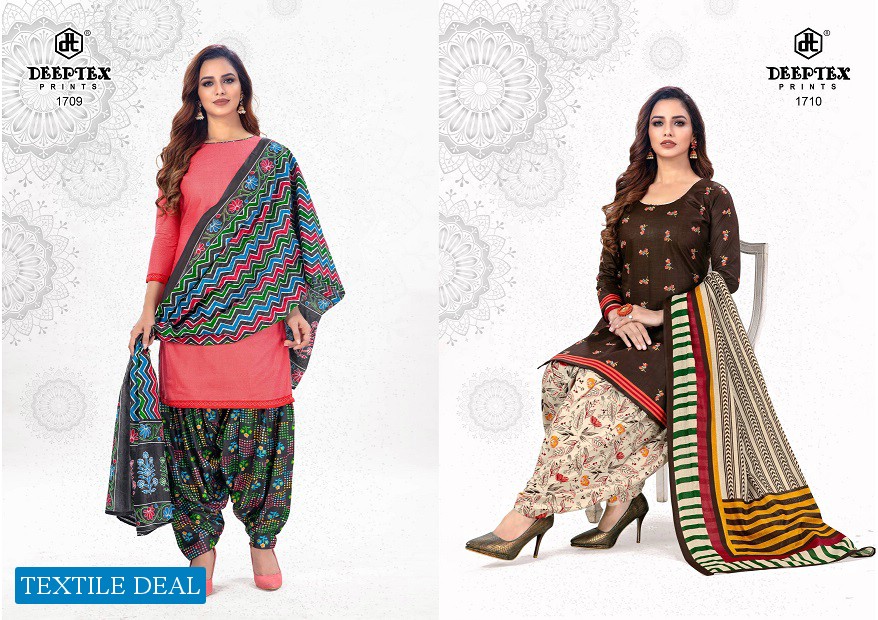 Deeptex Pichkari Patiyala Vol-17 Wholesale Cotton Dress Material
