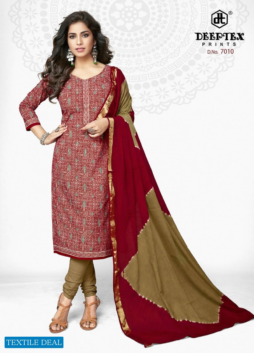 Deeptex Tradition Vol-7 Wholesale Cotton Dress Material