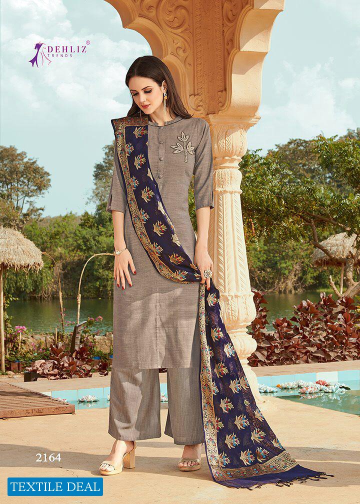 Dehliz Snapchat Wholesale Ready Made Kurti with pant And Dupatta