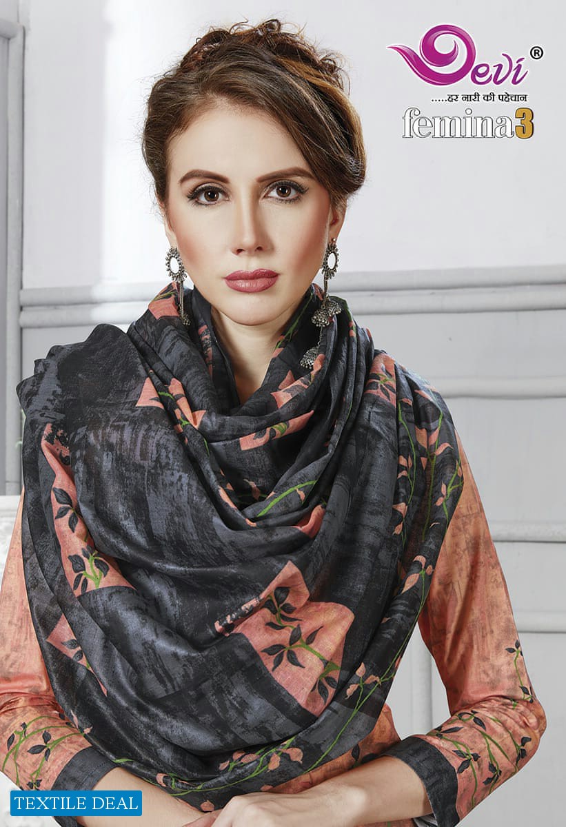 Devi Femina Vol-3 Wholesale Shopping Printed Dress Material
