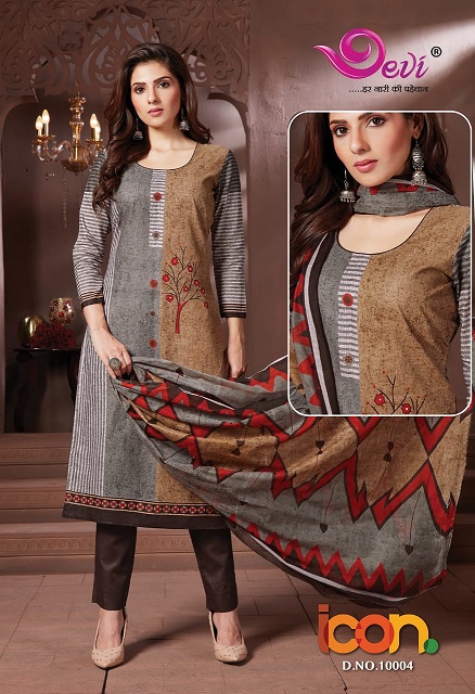 Devi Icon Vol-10 Wholesale printed Dress material