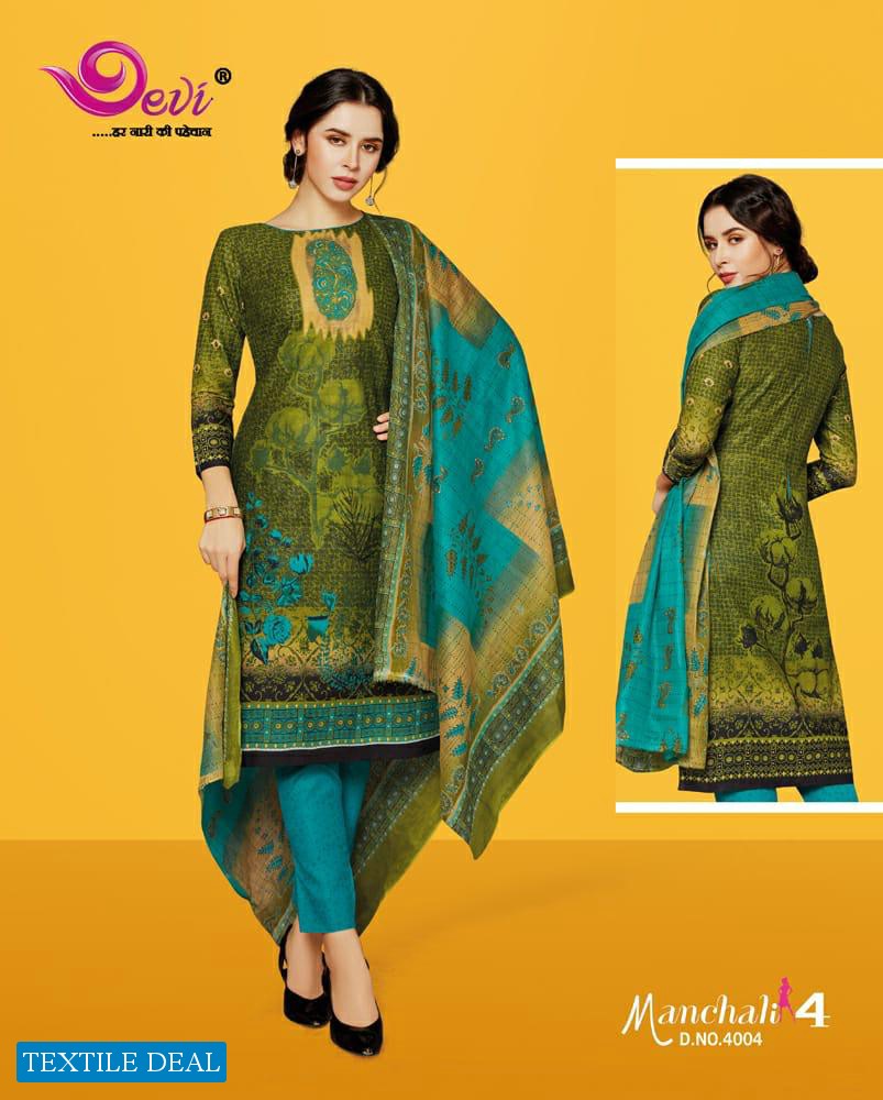Devi Manchali Vol-4 Online Shopping printed Dress Material