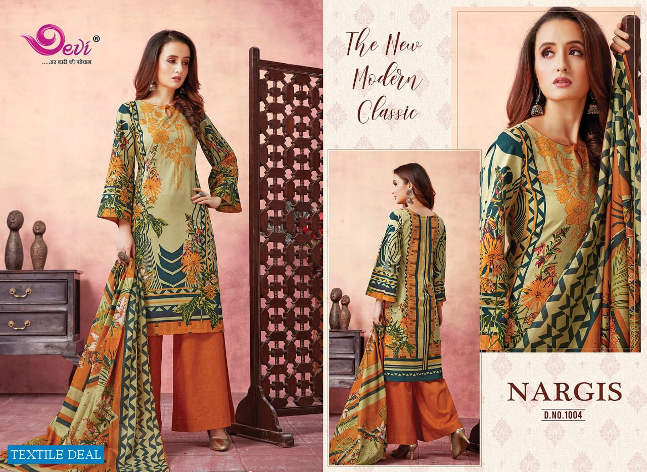 Devi Nargis Wholesale Shopping Printed Dress Material