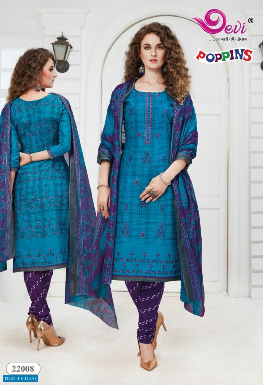 Devi Poppins Vol-22 Wholesale Dress Material