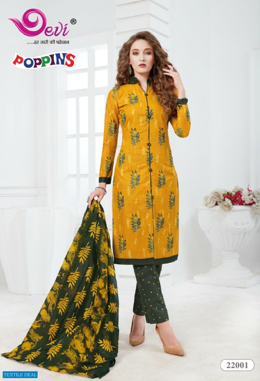 Devi Poppins Vol-22 Wholesale Dress Material