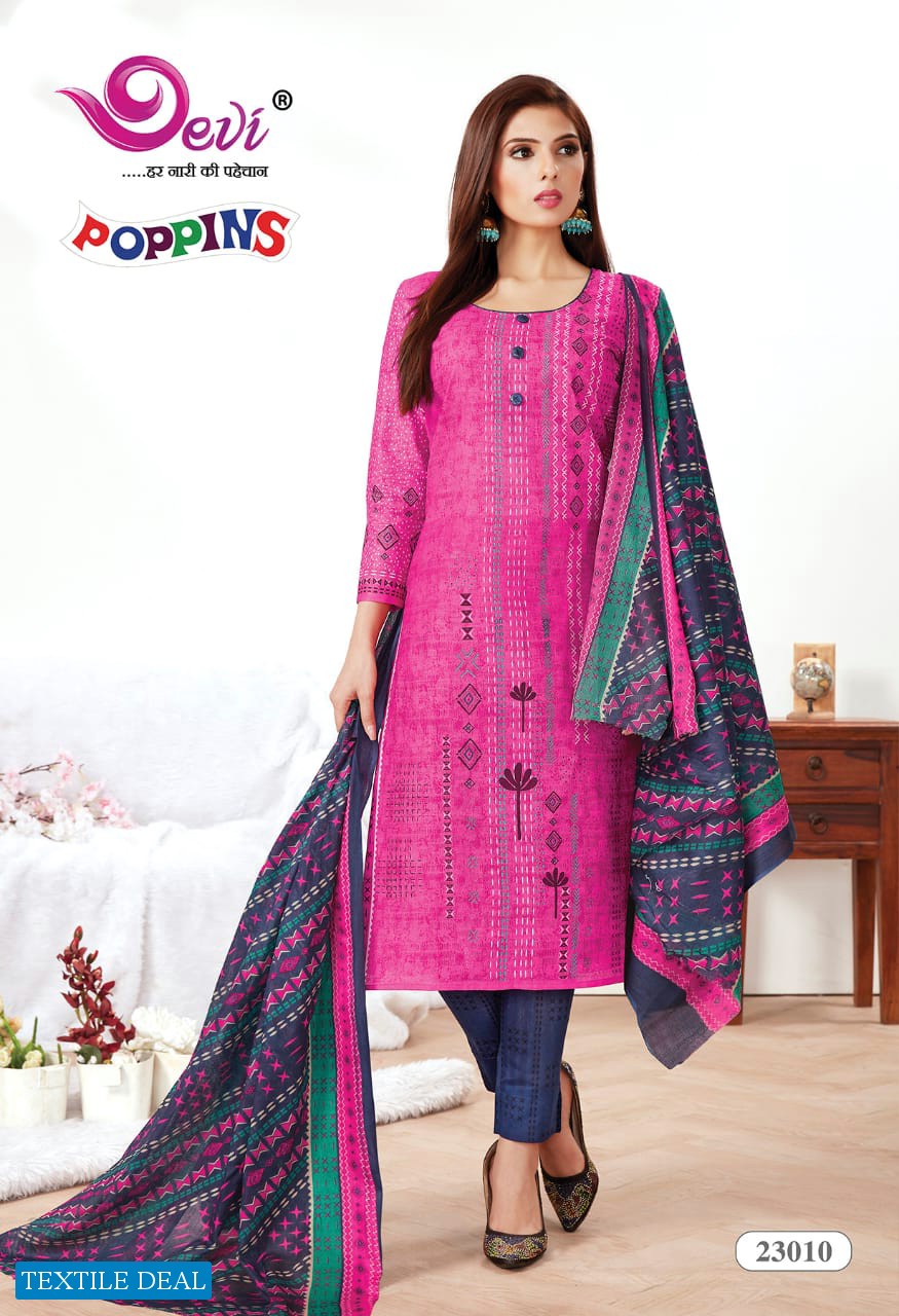 Devi Poppins Vol-23 Wholesale Dress Material