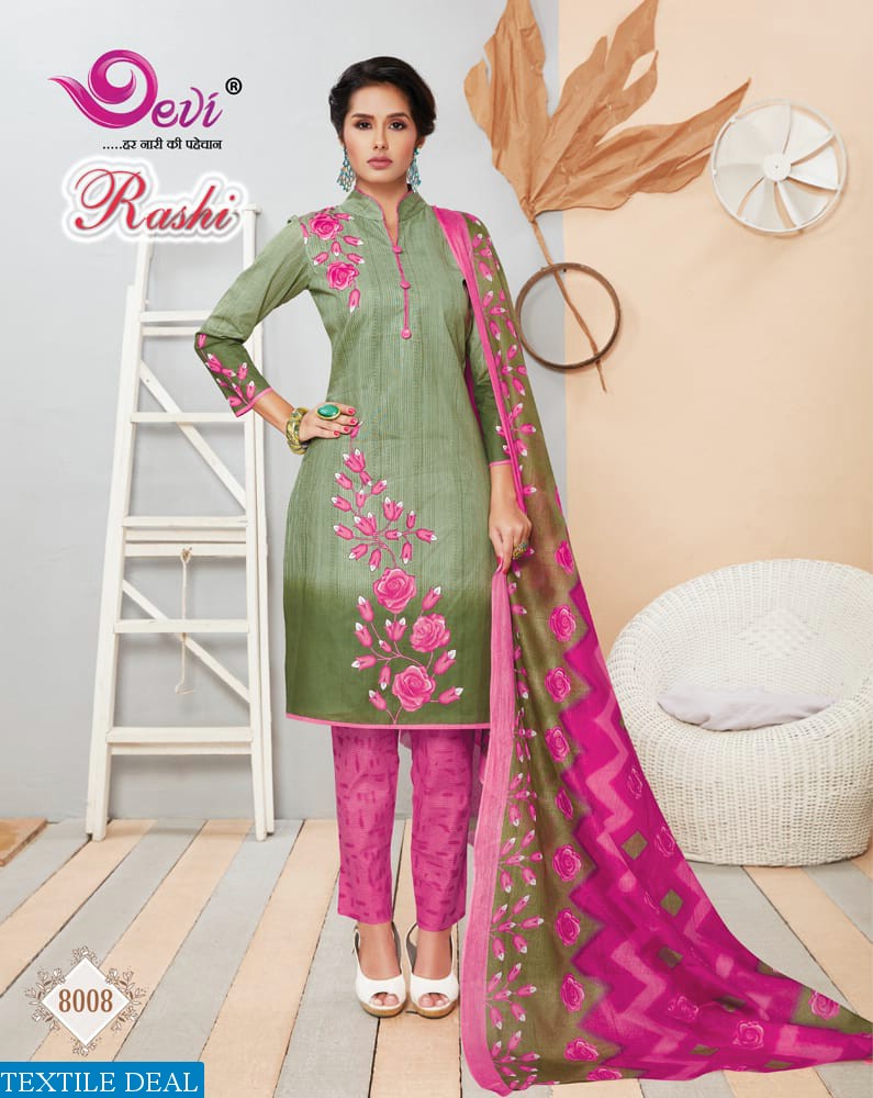 Devi Rashi vol-8 Wholesale Printed Dress material