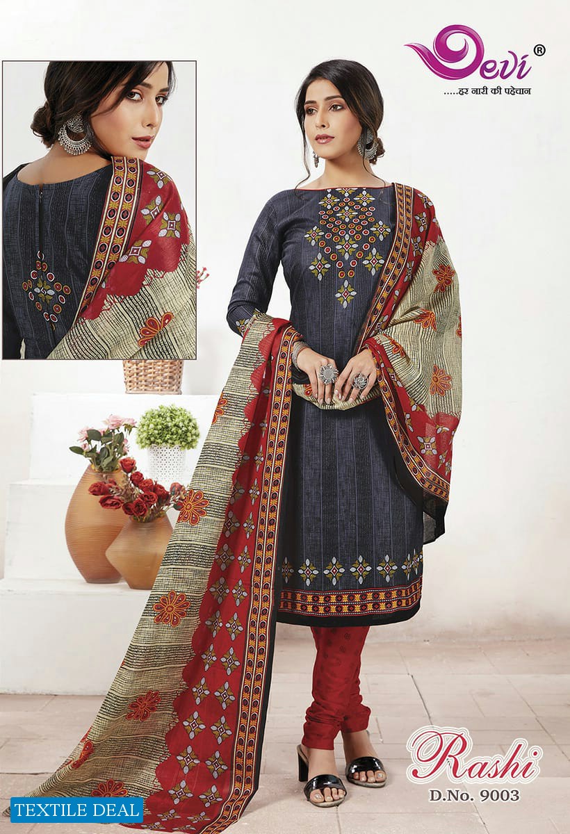 Devi Rashi vol-9 Wholesale Printed Dress material