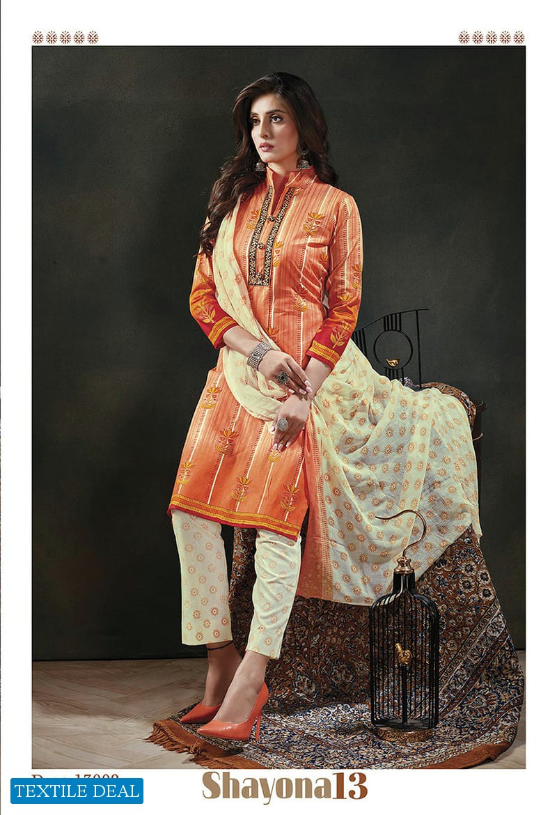 Devi Shayona vol-13 Wholesale Shopping Dress Material