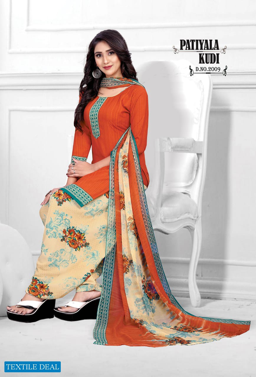 Dhanlaxmi Patiyala Kudi Vol-1 Wholesale Formal Dress Material