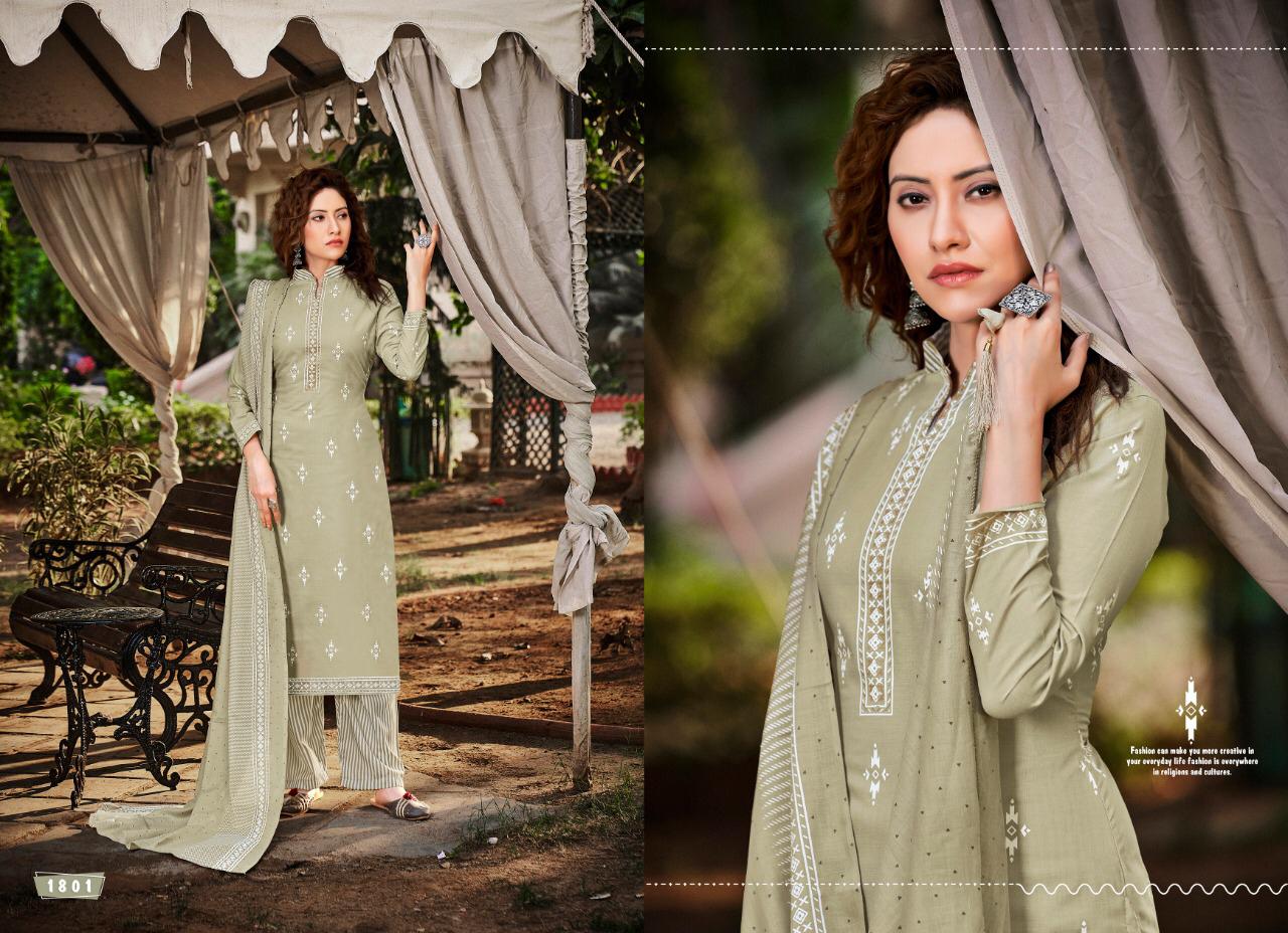 Dharma Kaira Wholesale Cotton Mal mal Dress Material