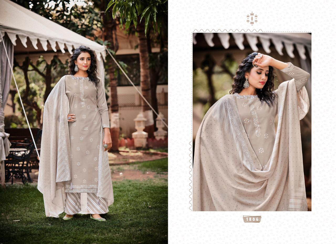 Dharma Kaira Wholesale Cotton Mal mal Dress Material