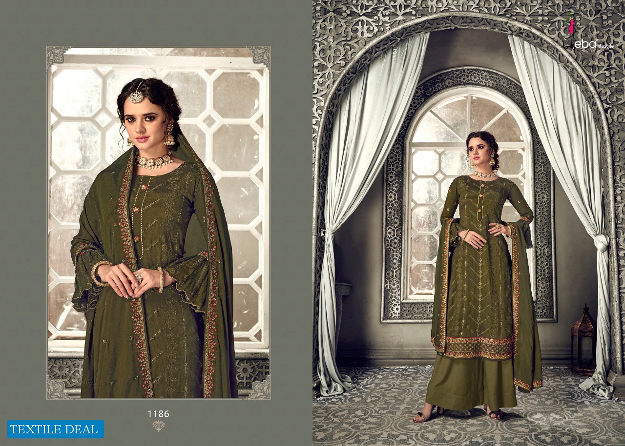 EBA LIFESTYLE KETONIC HEAVY CHINON EMBROIDERY SALWAR KAMEEZ