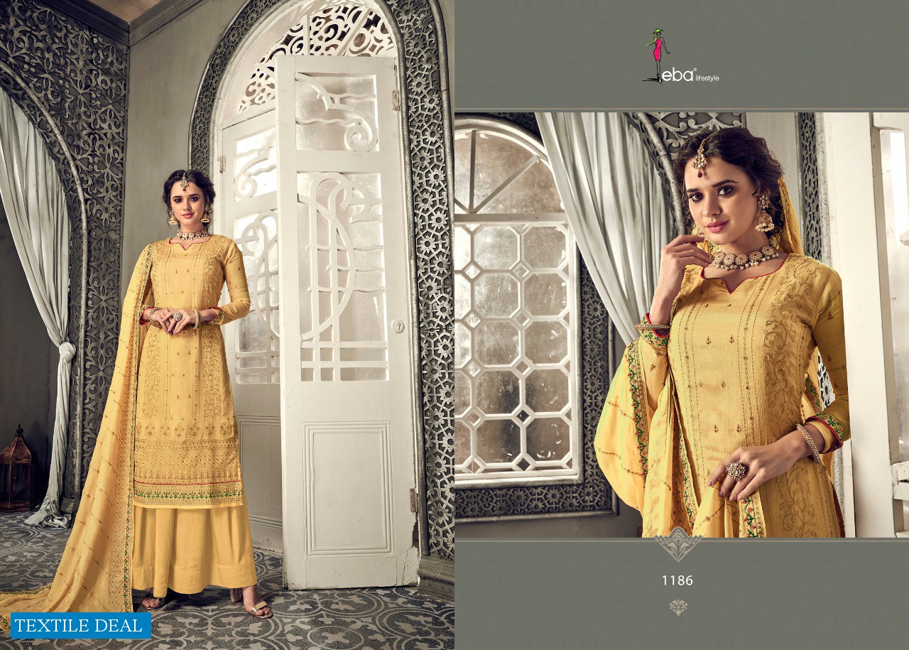 EBA LIFESTYLE KETONIC HEAVY CHINON EMBROIDERY SALWAR KAMEEZ
