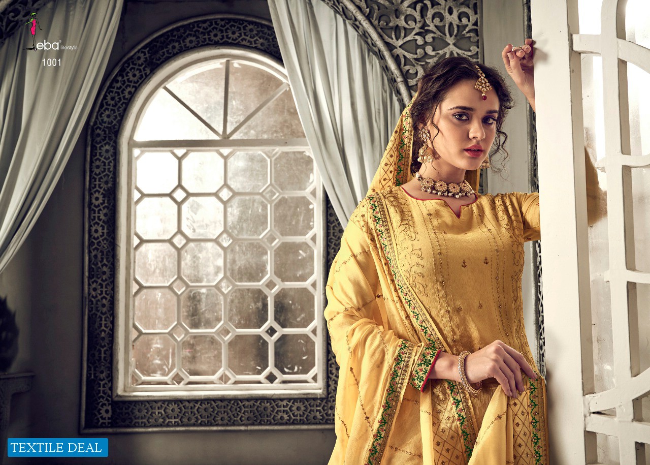 EBA LIFESTYLE KETONIC HEAVY CHINON EMBROIDERY SALWAR KAMEEZ