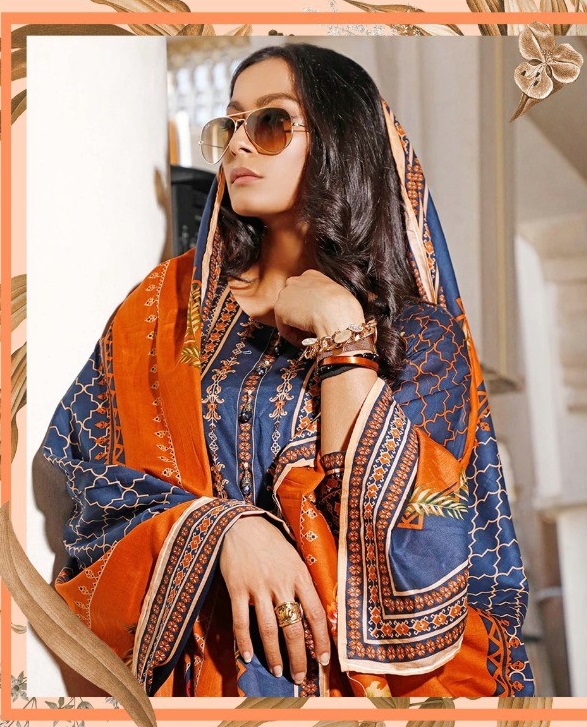 ELAAF LAUNCH IMAN LAXURY LAWN COLLECTION COTTON DAILY WEAR SALWAR SUIT