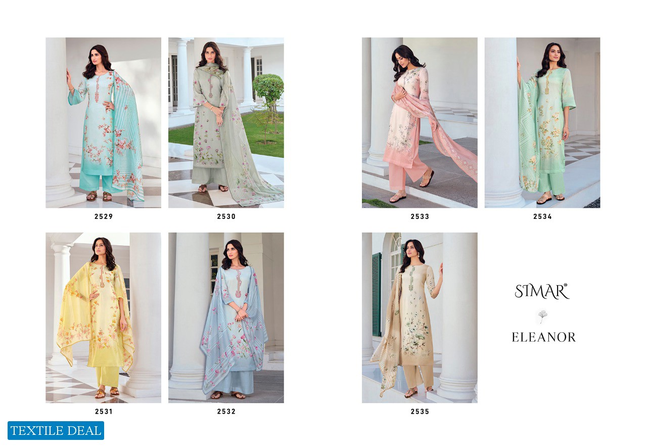 ELEANOR BY GLOSSY JAM SATIN SUMMER SPECIAL FANCY SALWAR KAMEEZ