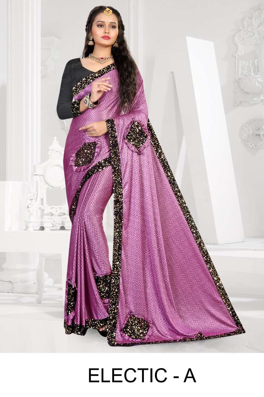 ELECTIC BY RANJNA SAREE FASTIVE WEAR DESIGNER SAREE COLLECTION