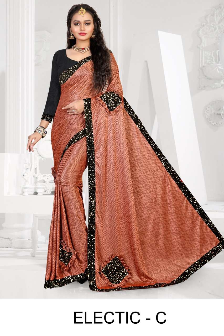 ELECTIC BY RANJNA SAREE FASTIVE WEAR DESIGNER SAREE COLLECTION