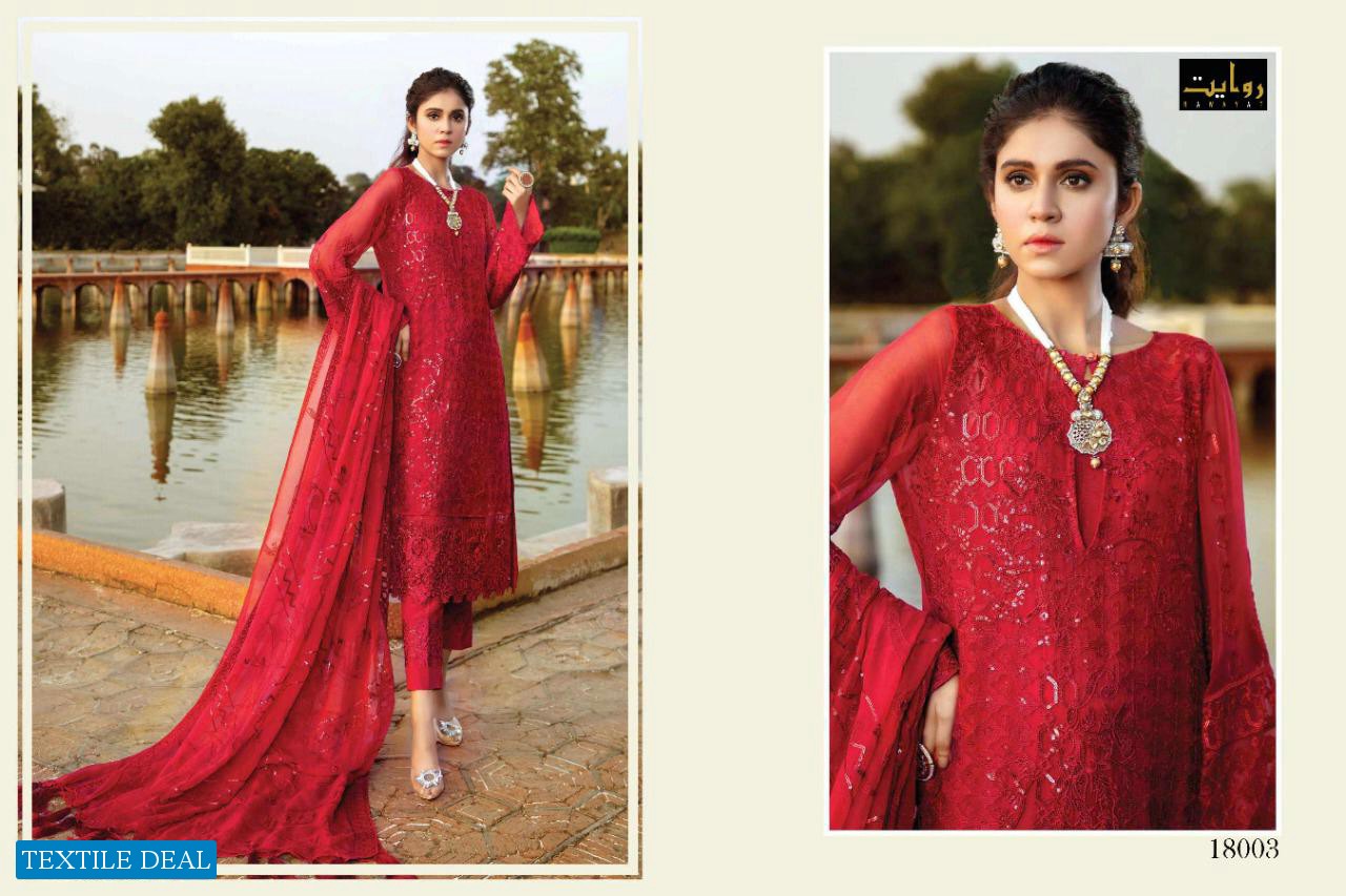 ELEONORA CHIFFON 2020 BY RAWAYAT HEAVY GEORGETTE WITH EMBROIDERY PAKISTANI SUITA CONCEPT