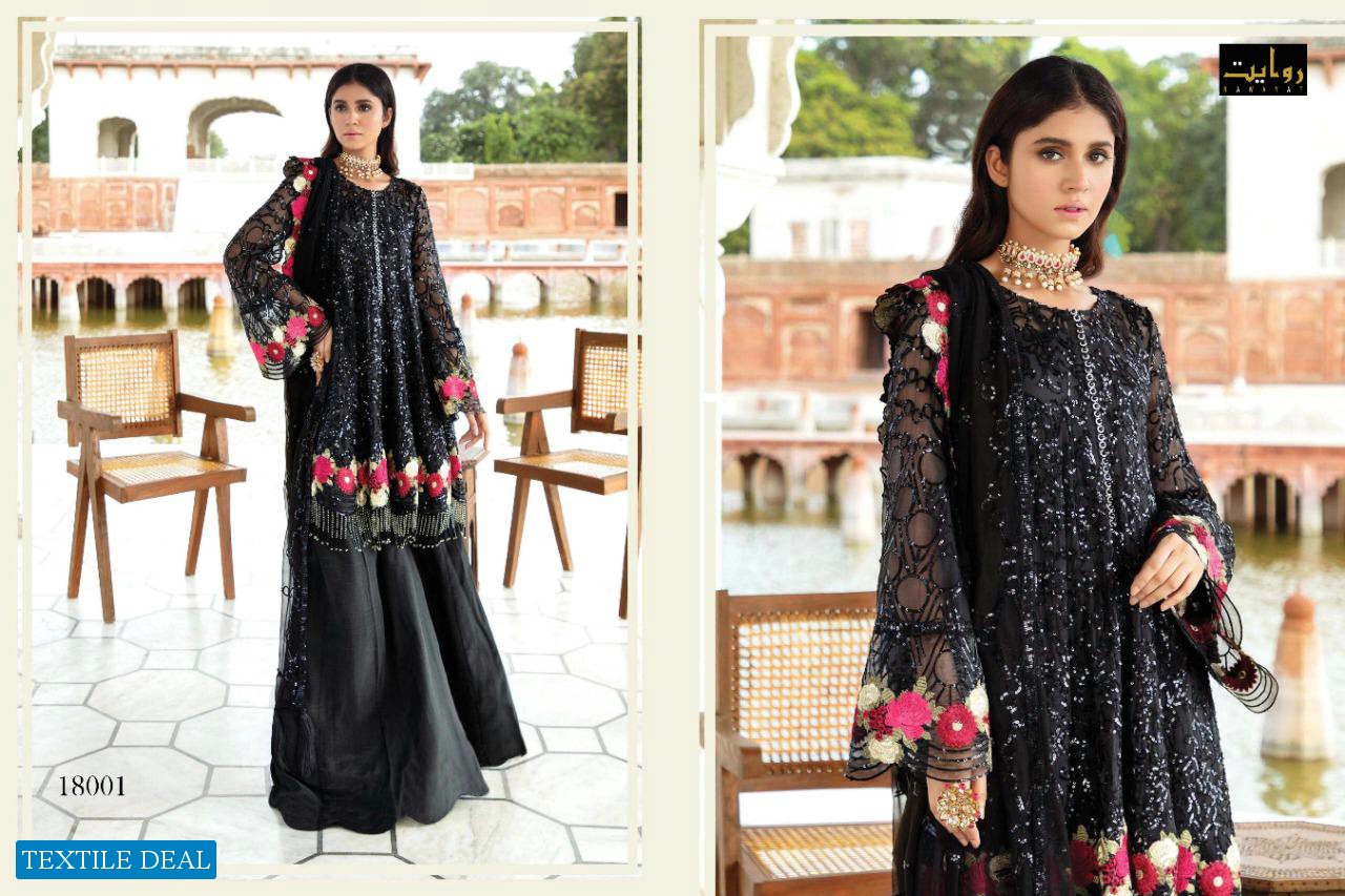 ELEONORA CHIFFON 2020 BY RAWAYAT HEAVY GEORGETTE WITH EMBROIDERY PAKISTANI SUITA CONCEPT