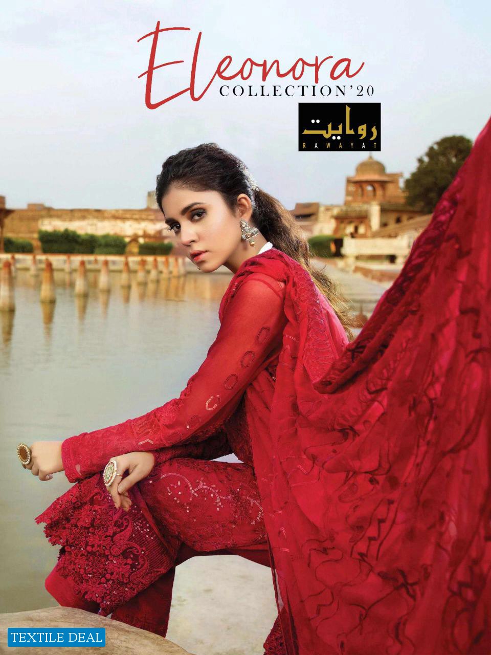 ELEONORA CHIFFON 2020 BY RAWAYAT HEAVY GEORGETTE WITH EMBROIDERY PAKISTANI SUITA CONCEPT