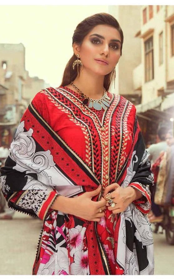 EMAAN ADEEL VOL 1 LAWN PRINTED PAKISTANI SUITS AT CHEAPEST RATE ONLINE