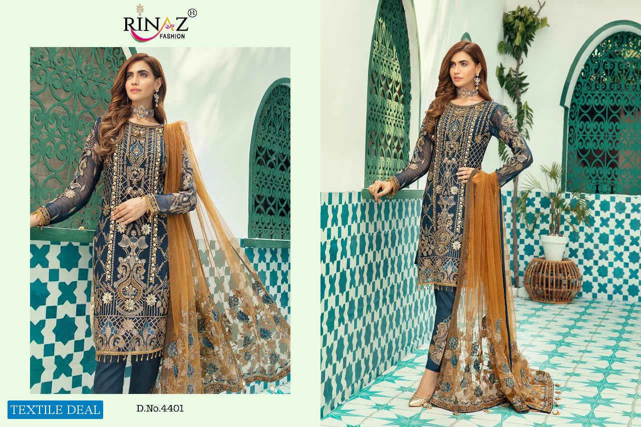 EMAAN ADEEL VOL 3 BY RINAZ FASHION GEORGETTE PAKISTANI DRESS MATERIALS