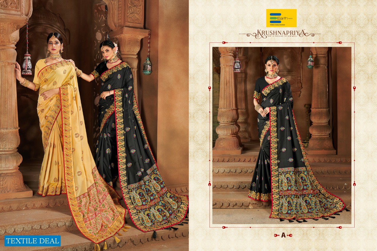 Earth Kunjari Wholesale Shopping Weaving Silk Sarees