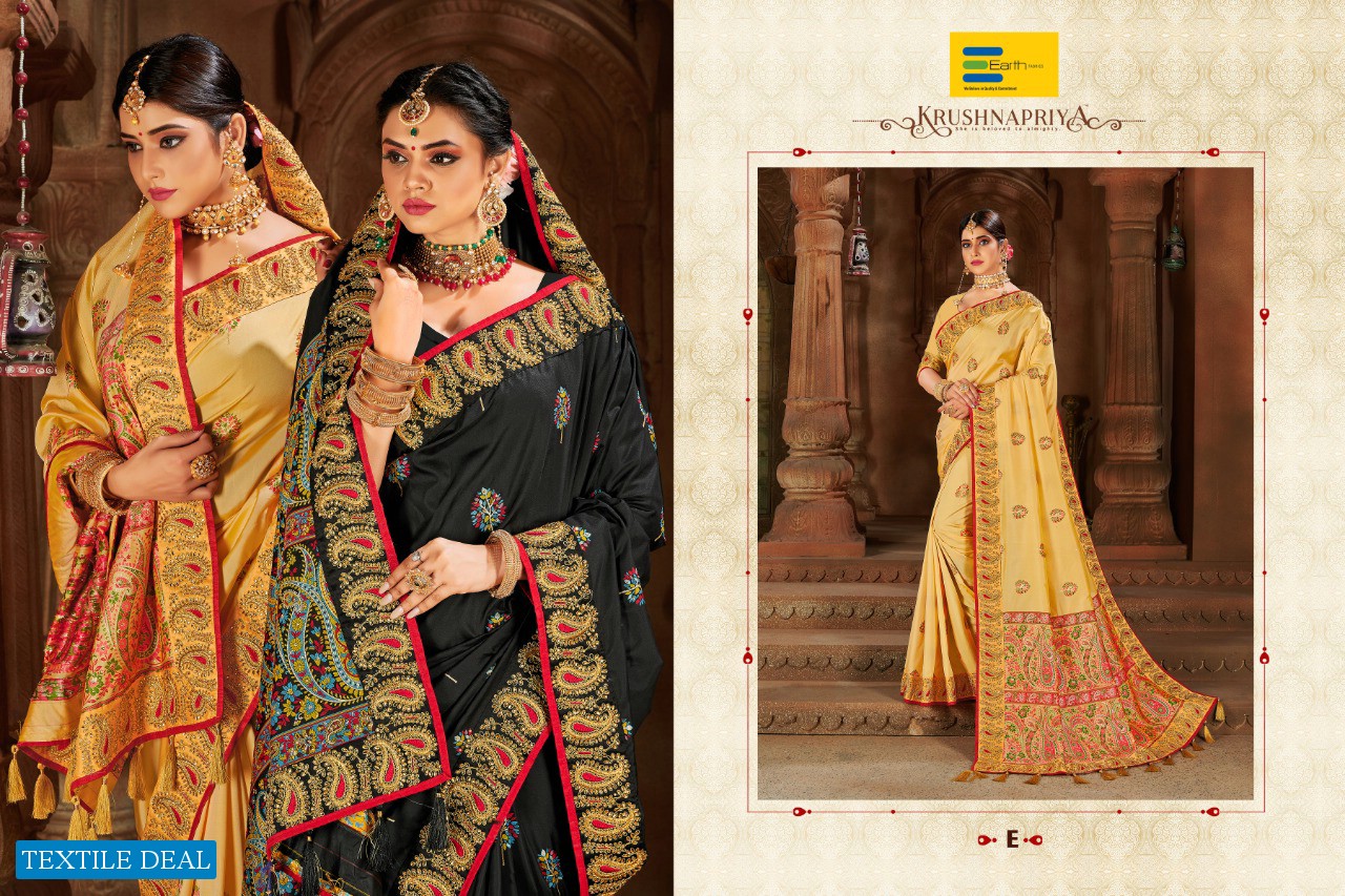 Earth Kunjari Wholesale Shopping Weaving Silk Sarees