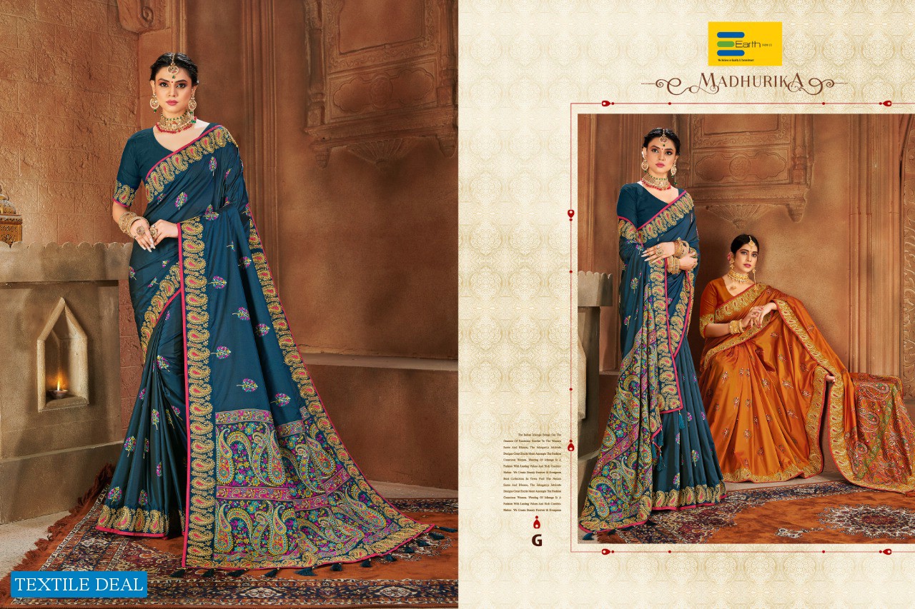 Earth Kunjari Wholesale Shopping Weaving Silk Sarees