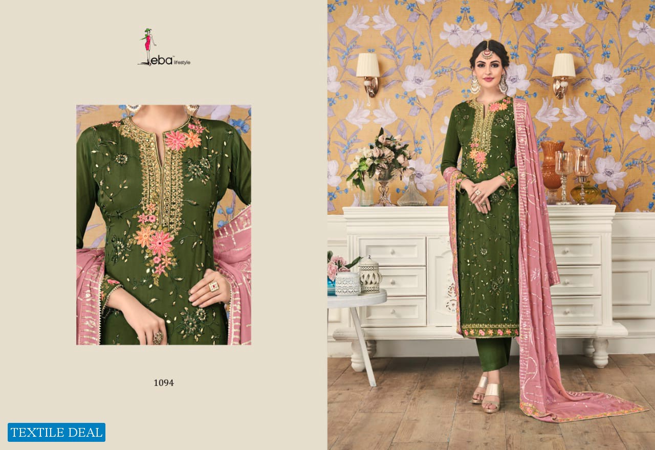 Eba Mount Black Vol-2 Wholesale Shopping heavy Work Salwar Suits