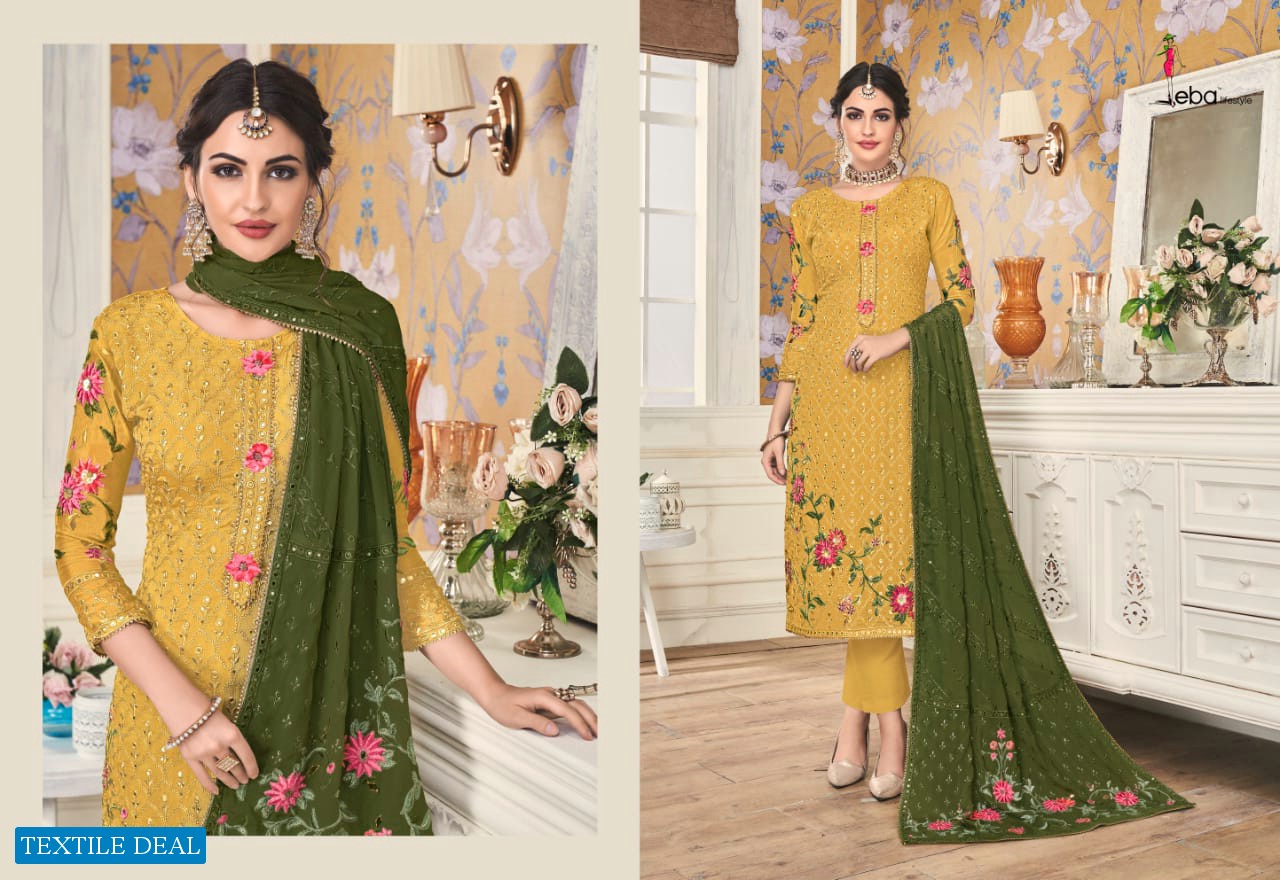 Eba Mount Black Vol-2 Wholesale Shopping heavy Work Salwar Suits