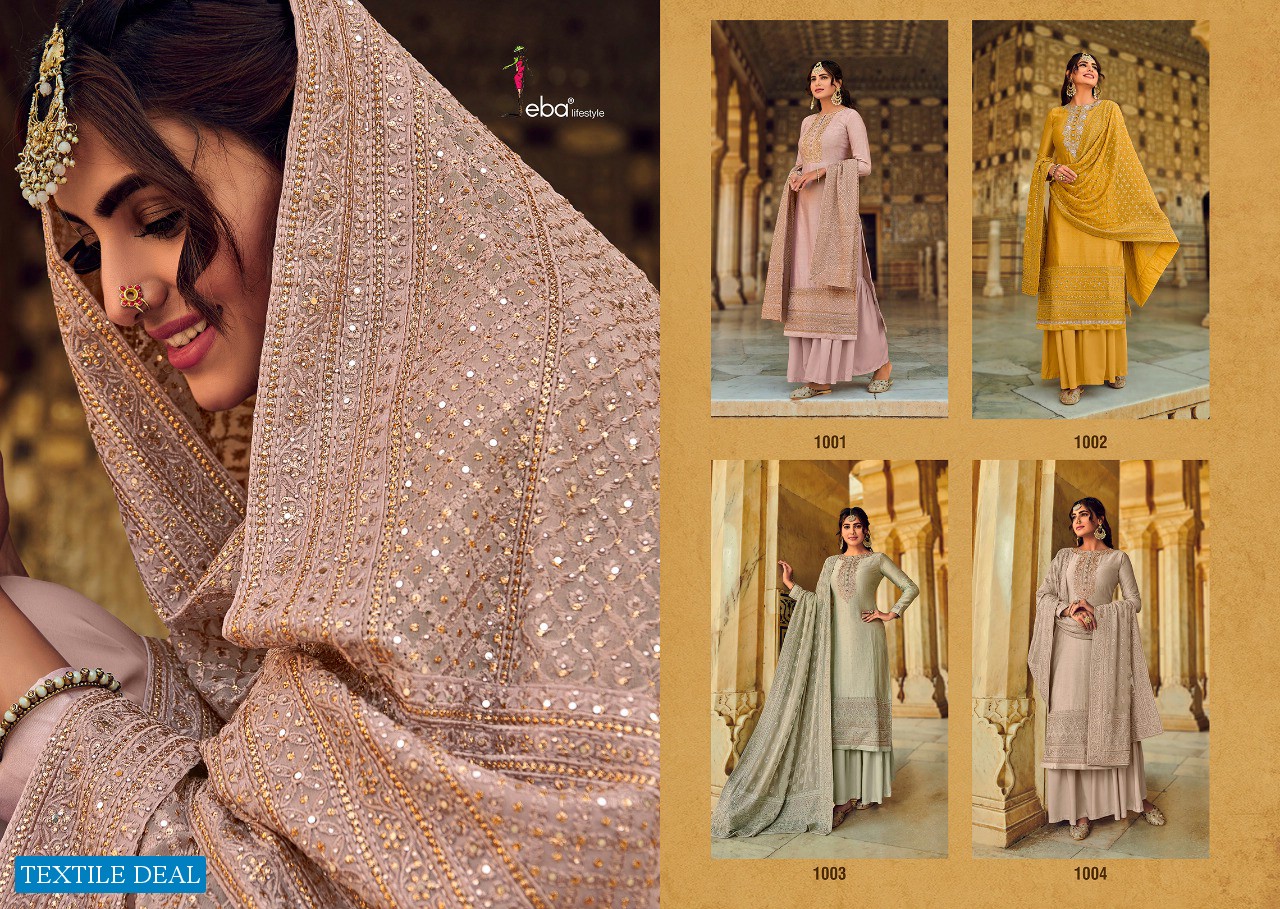 Eba Nyra Vol-1 Wholesale Sharara Pant Salwar Kameez