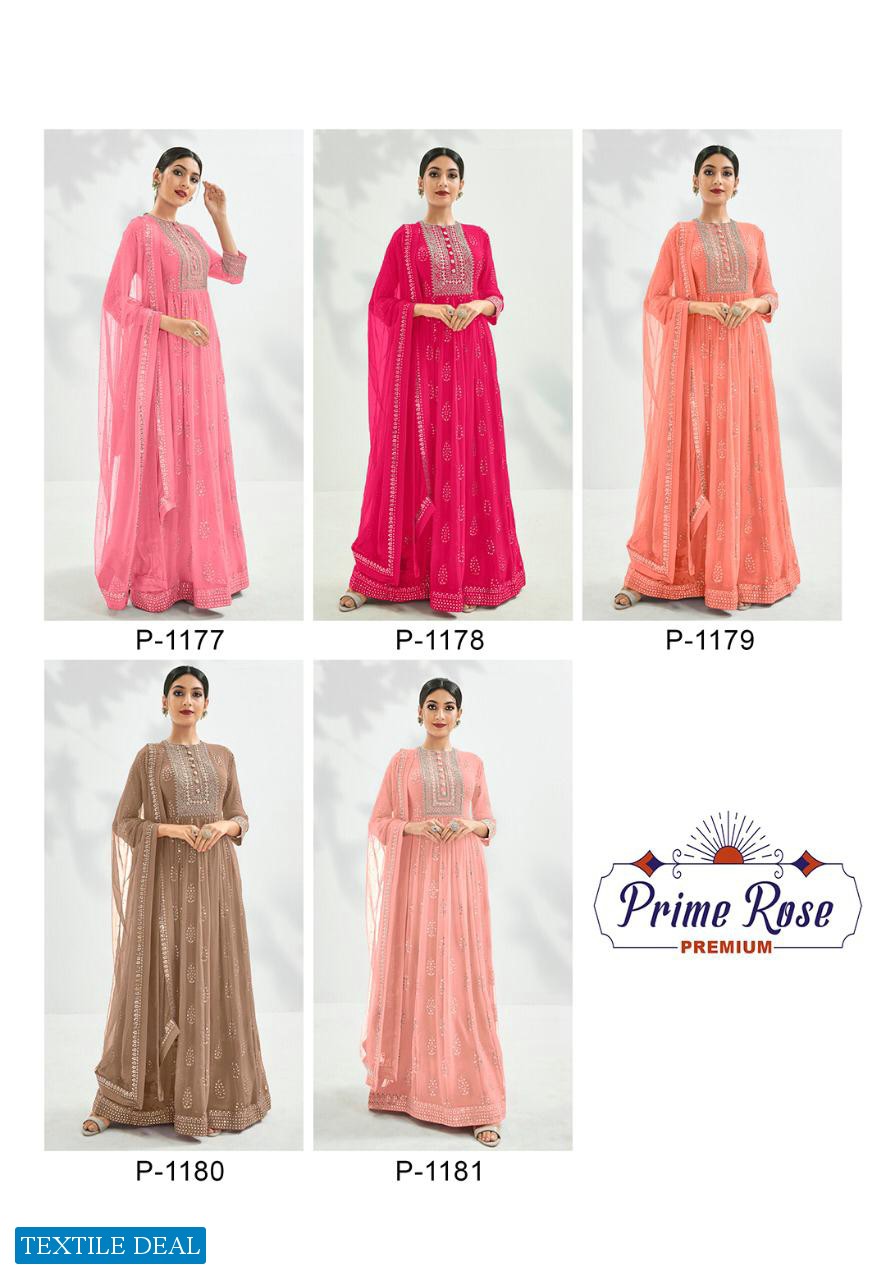 Eba Prime Rose Premium Wholesale Long Dress