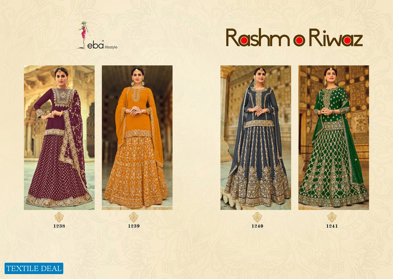 Eba Rashm O Riwaz Wholesale Designer Ramdan Special Dress