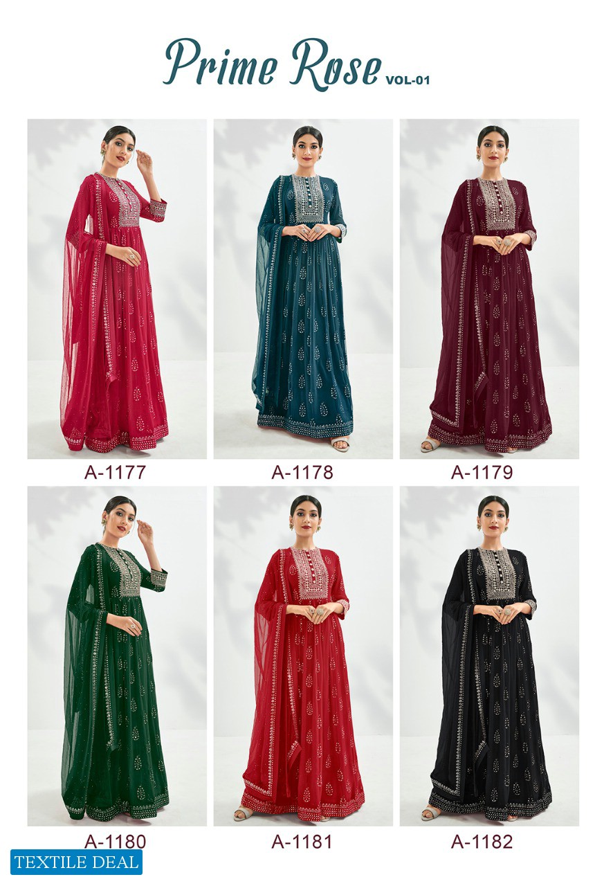 Eba prime Rose Vol-1 Wholesale Long Salwar Kameez