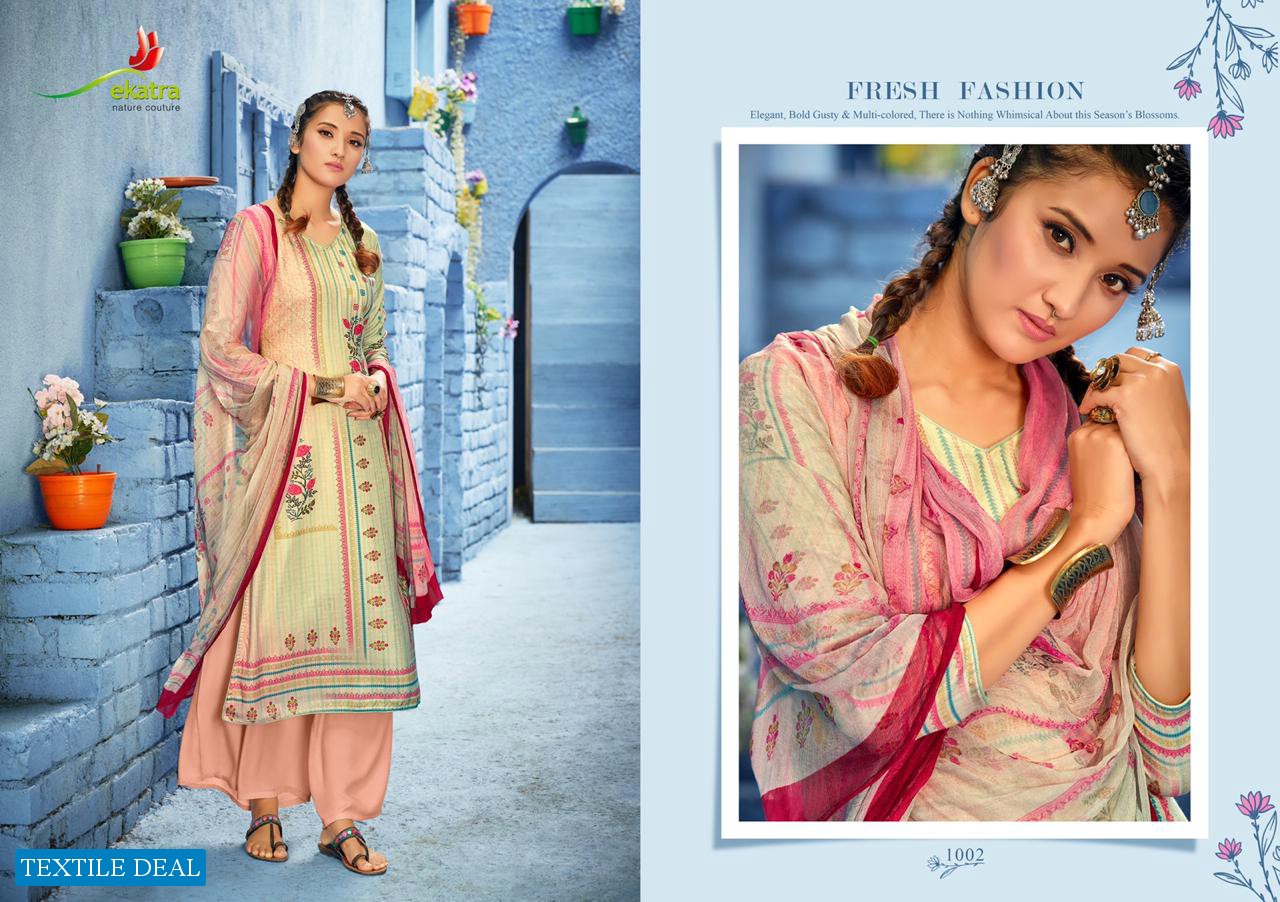 Ekatra Ekaco Wholesale Pashmina Winter Collection Dress Material