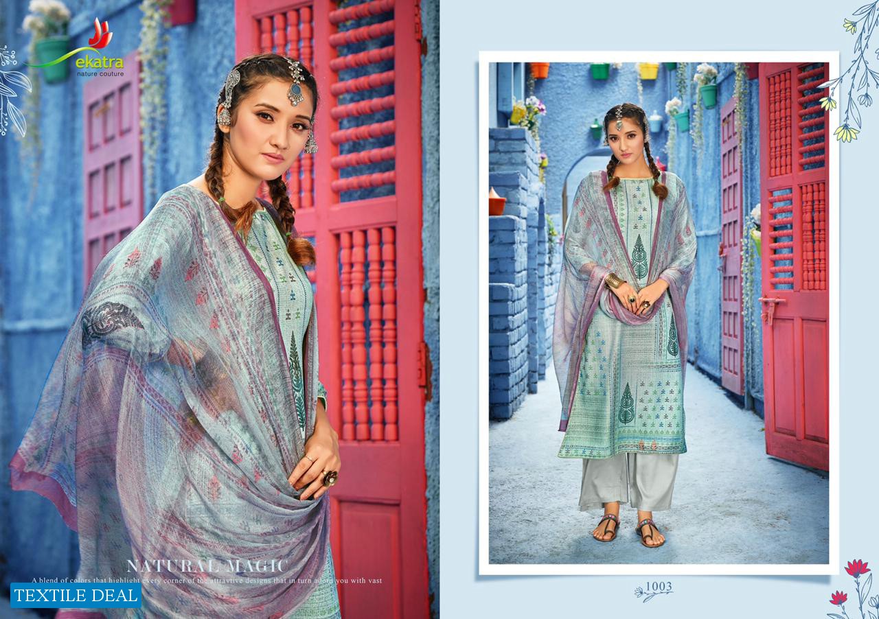 Ekatra Ekaco Wholesale Pashmina Winter Collection Dress Material